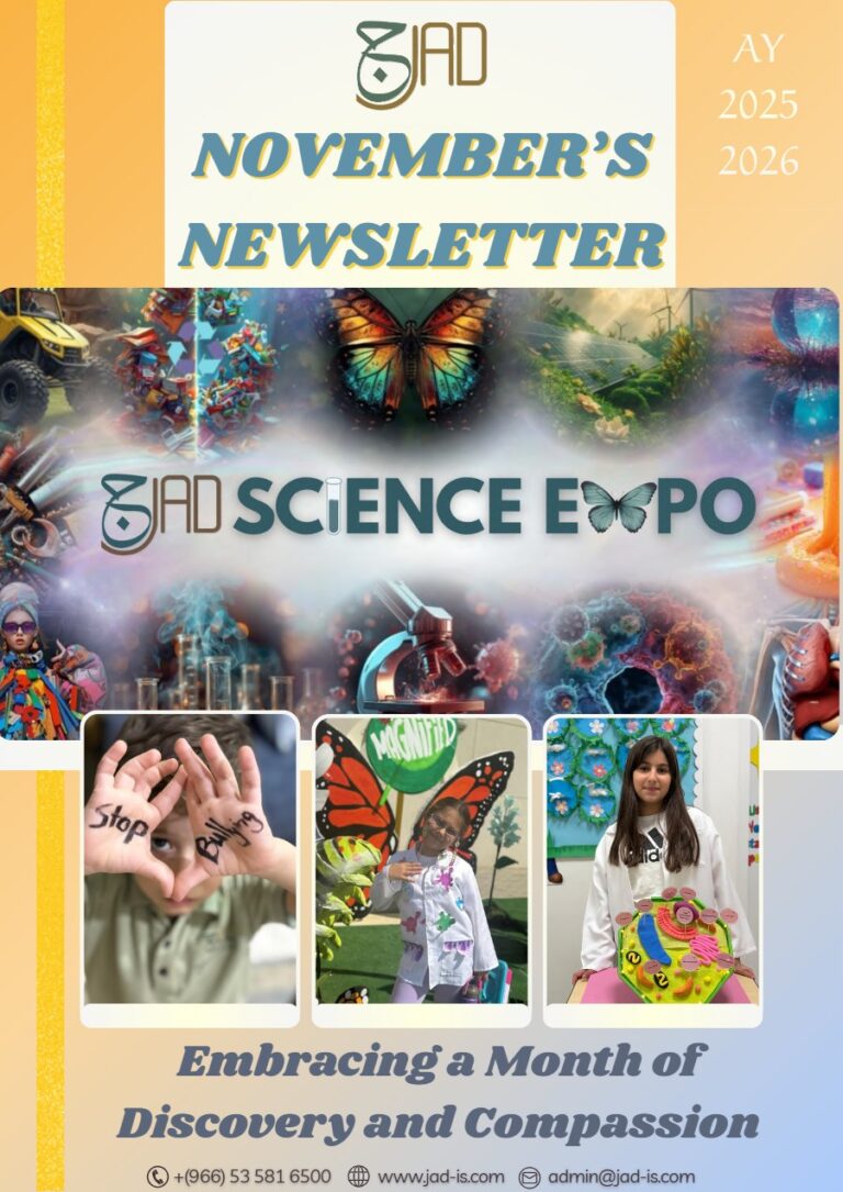 Cover of November’s Newsletter
